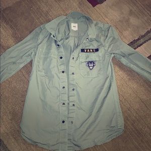 Vans button up collared jacket